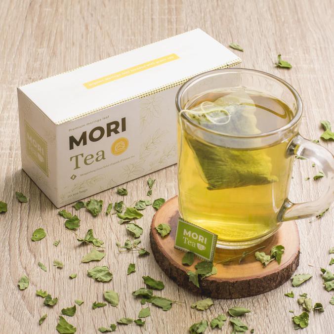 

Teh Celup Daun Kelor Asli MoriTea, Isi 20 Bag 100% Organik