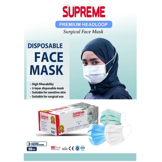 Masker Supreme Premium Hijab