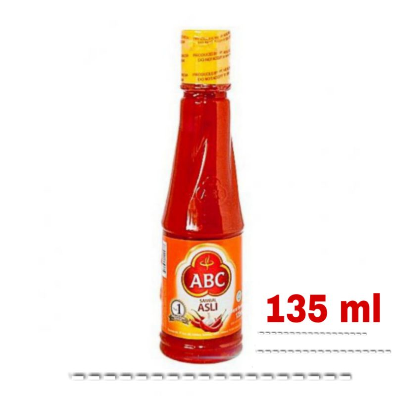 

ABC saus sambal asli berat bersih 135 ml