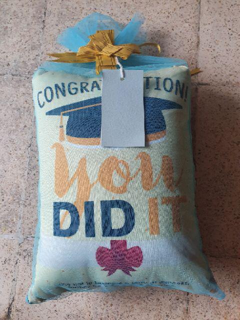 Kado Hadiah Wisuda Tema You Did It - 30x40cm
