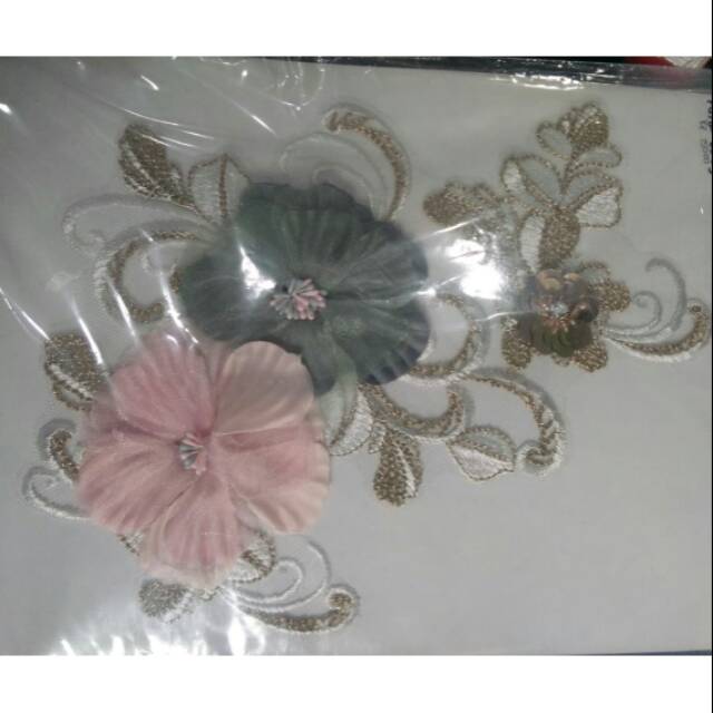 Grosir 100pcs aplikasi bordir/bordir aplikasi