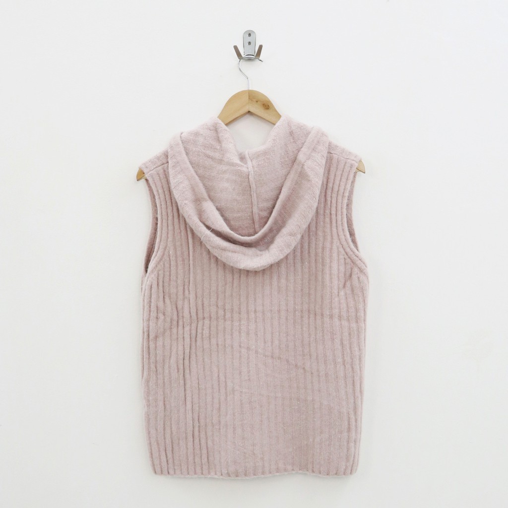 Oble knit hodie vest -Thejanclothes