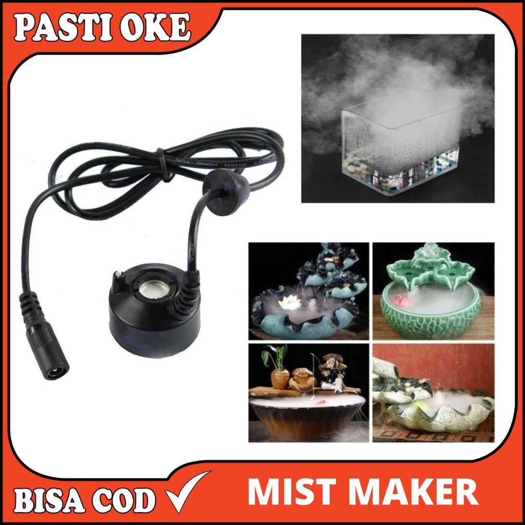[ ALAT PEMBUAT KABUT ] Mesin Pembuat Kabut Aquarium Mist Maker Kabut Asap Aquascape Murah Humidifier