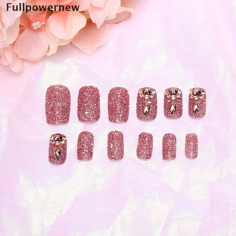 FULL 24pcs bride nail False Nails Art Acrylic Full Cover Tips Manicure  removable