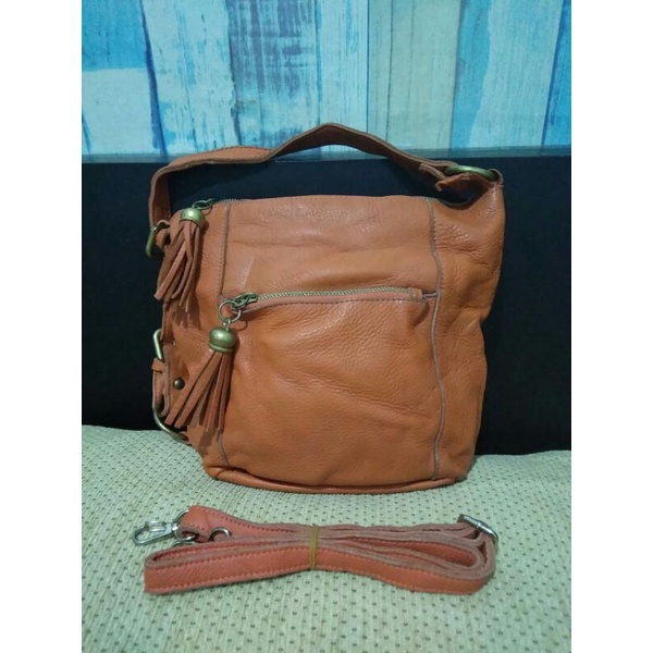 Sale Tas kulman brand Ensoen warna orange bata