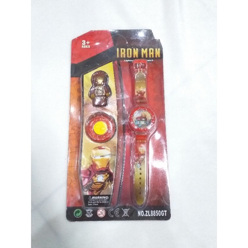 Jual Jam Tangan Lego Music Lampu karakter Iron Man Shopee Indonesia