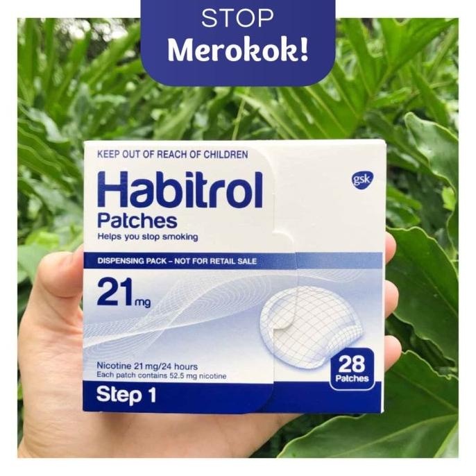 Nicotine Patch Habitrol 21Mg Step 1 - Berhenti Merokok -Isi 7 Patch