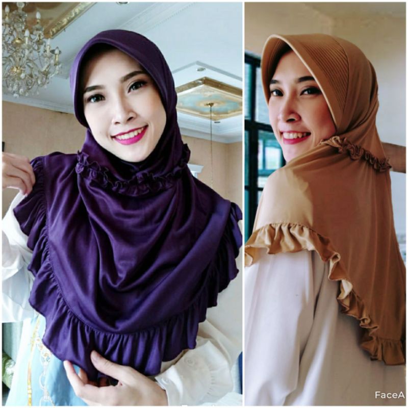 PALING MURAH HIJAB INSTAN  AS SHOFA / BEREGO