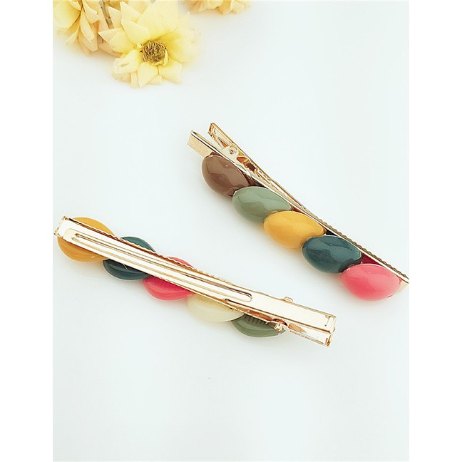 LRC Jepit Rambut Fashion Color Single Oil Drop Hair Clip F62014