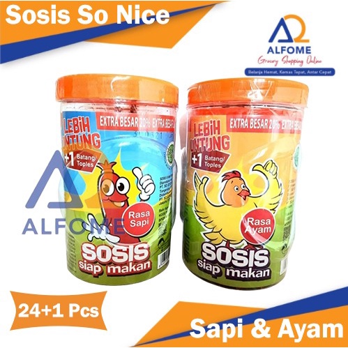 Jual Sosis So Nice Extra 20% / Sosis Siap Makan Murah Meriah ...