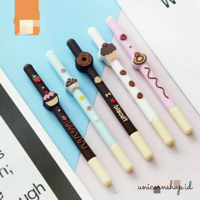 

[UnicornShop] Gel Pen Fancy Kue Pockie