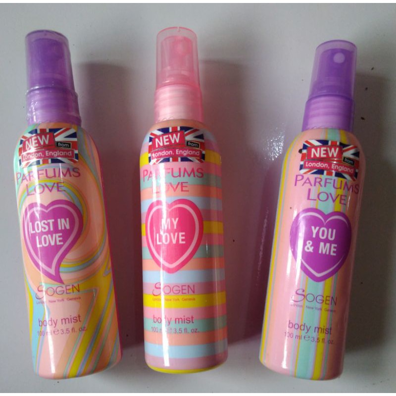 PARFUMS LOVE SOGEN body mist 100ml