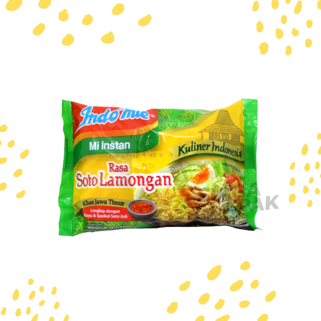 Indomie Soto Lamongan Mie Kuah 1pcs - Indomi Mie Instan