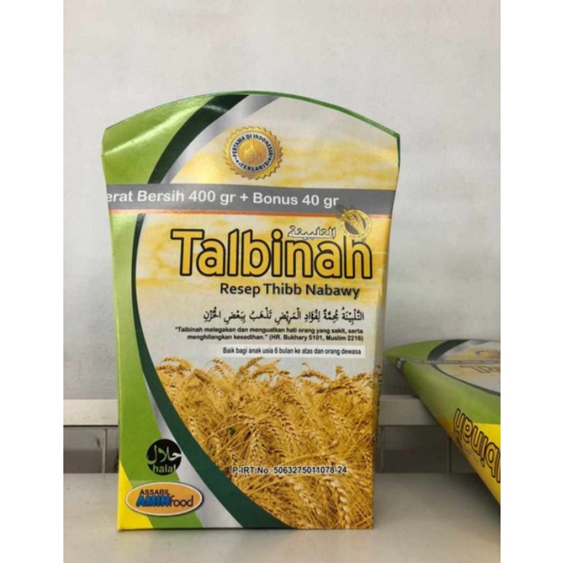 

TALBINAH TEPUNG GANDUM 400GR LAMBUNG MAAG DIABETES