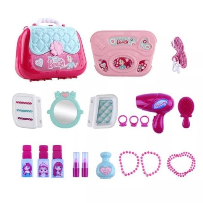 Beauty Fashion Set - Mainan Anak Perempuan Alat Make Up Set Koper Dandan Murah-1