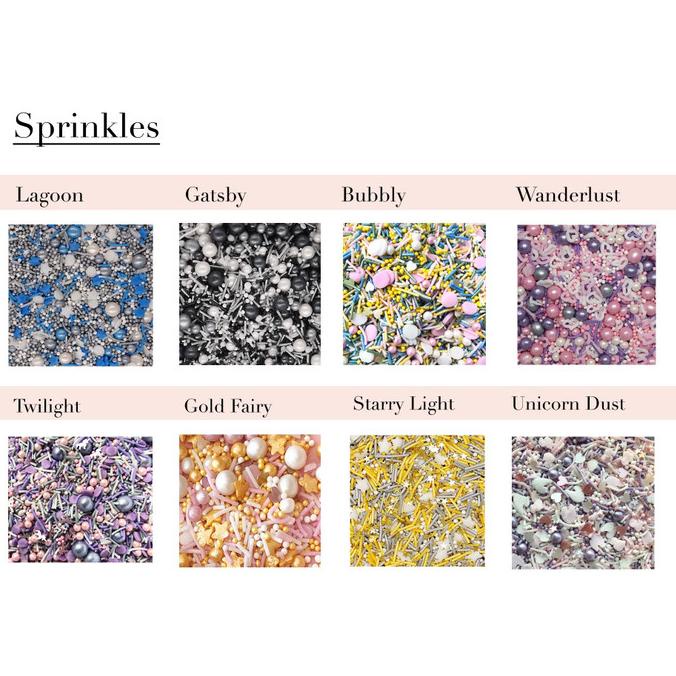 

SPRINKLES KUE / CONFETTI CAKE 80 GR