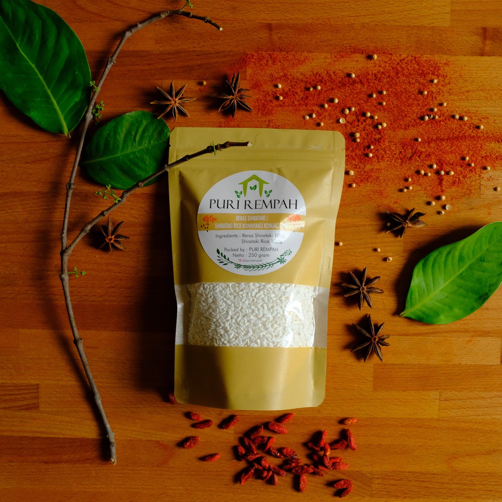 

Beras Shirataki / Shirataki Rice Konnyaku Konjac Keto