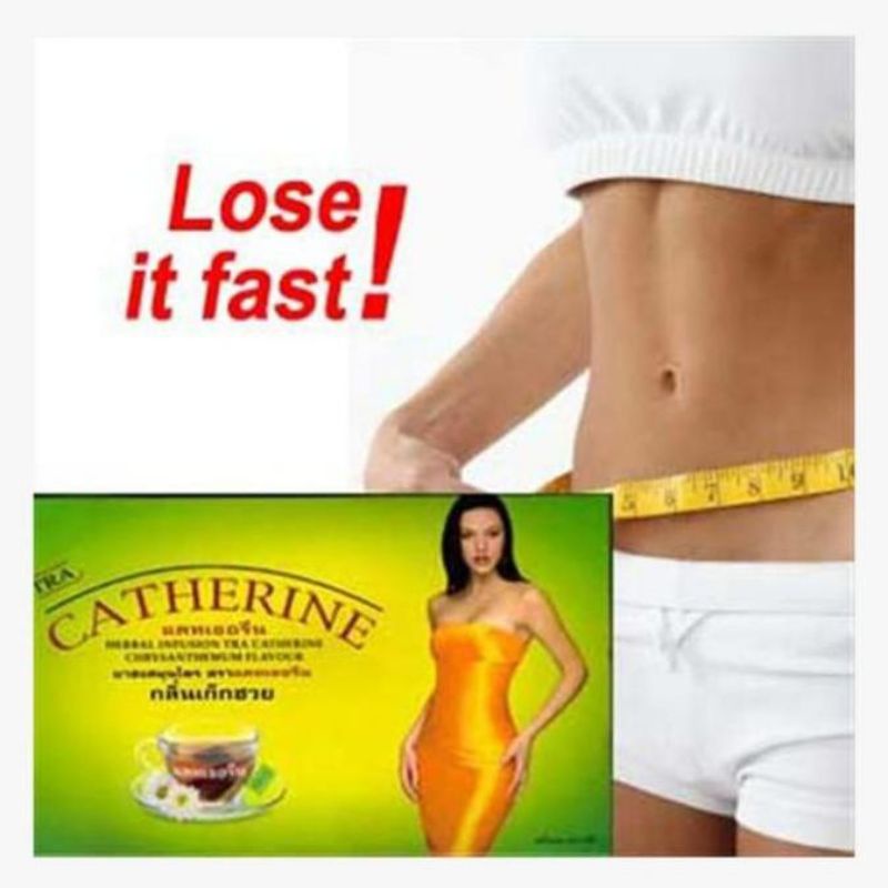 

Thailand Tra Catherine Slimming tea Per Box 32 Teabag Infusion Herbal Diet Teh Chrysanthemum