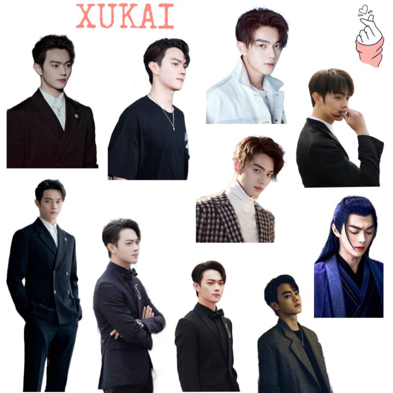 

12 pcs Stiker murah Xukai Drama China diy aesthetic tahan air stiker laptop/handphone/scrapbook/buku jurnal