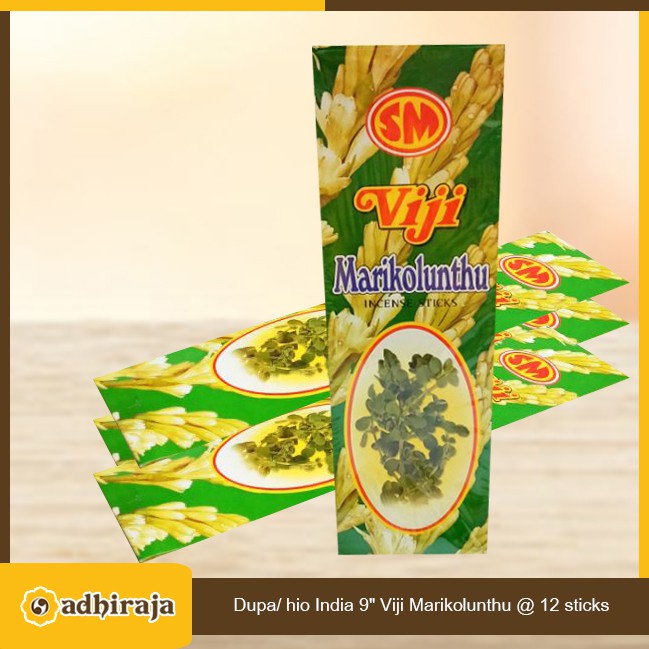 Dupa Hio Wangi Aromaterapi India Viji 9" Marikolunthu @ 12 sticks