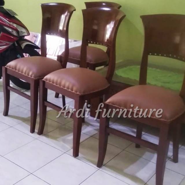 KURSI MAKAN - KURSI SOFA - KURSI KAYU JATI - KURSI UNTUK MEJA MAKAN MEBEL JEPARA