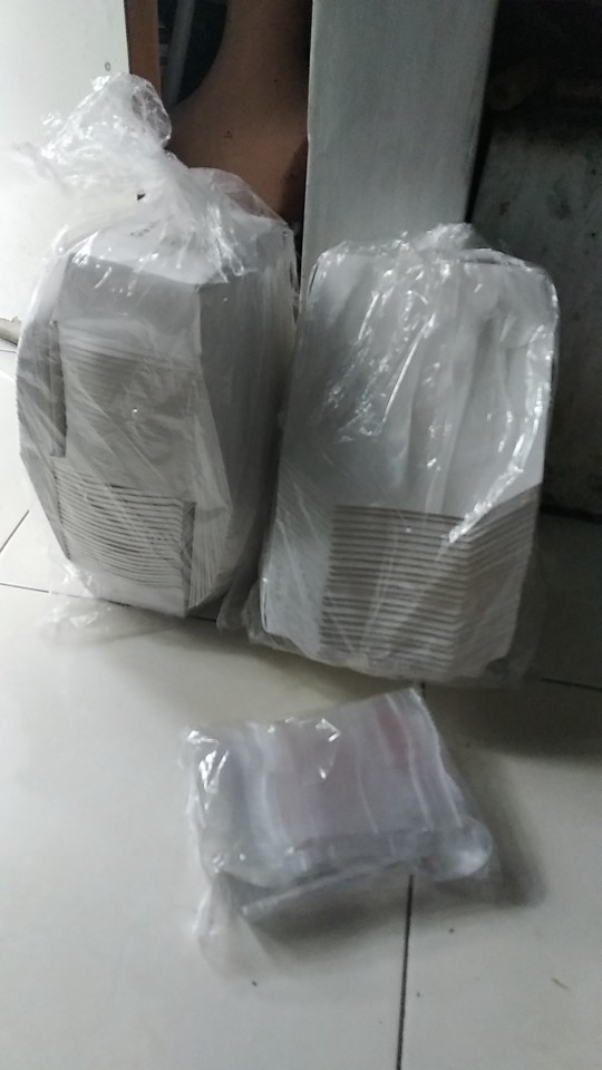 Lunch Box Isi 50 Ukuran M Dan L Harga Pack Paper Box Wadah Makanan Saji Instan Box Nasi