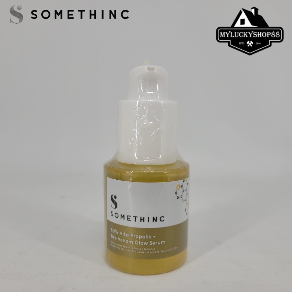 Somethinc 60% Vita Propolis + Bee Venom Glow Face Serum Wajah 20ml