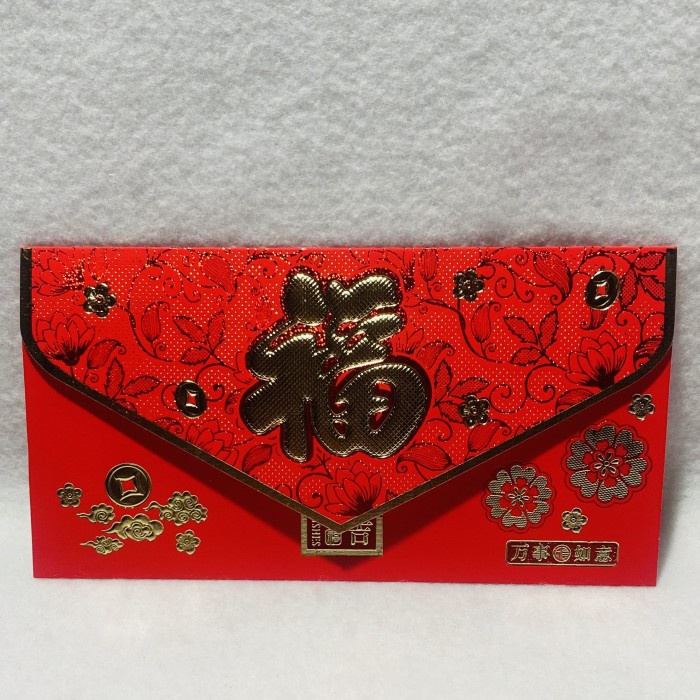 

ANGPAO FUK / ANGPAO IMLEK ( BESAR ) / 1 PACK ISI 6 LEMBAR ( 36 )