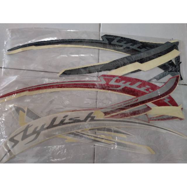 Sticker Striping scoopy stylish 2019