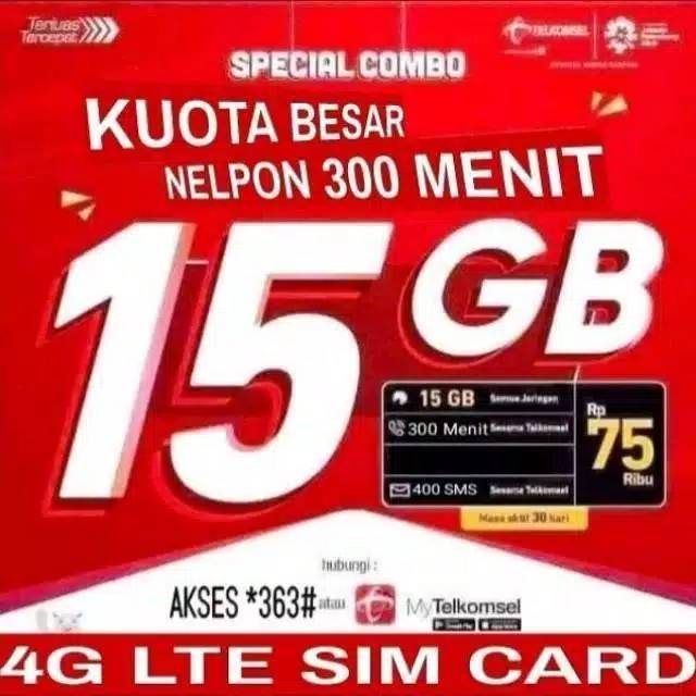 KARTU SAKTI COMBO TELKOMSEL AS LOOP SIMPATI