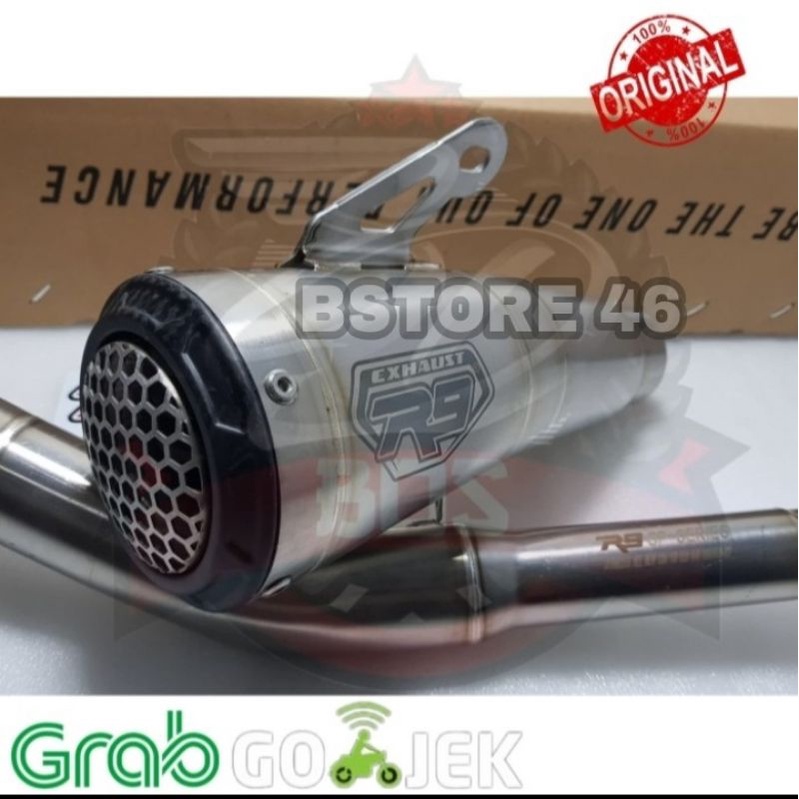 knalpot R9 ninja 250 fi r25 cbr250rr rr mono 250 GP SS SERIES original full system
