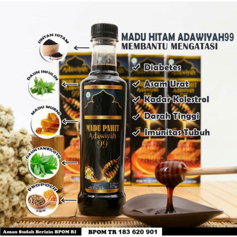 Madu Pahit Sambiloto / Madu Pahit Terbaik / Madu Pahit Adawiyah 99.