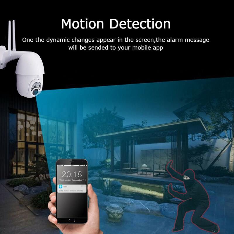 IP CAM OUTDOOR V380PRO WIRELESS FULL HD 1080P PTZ SPEED DOME IP CAMERA 8MP WIFI WATERPROOF