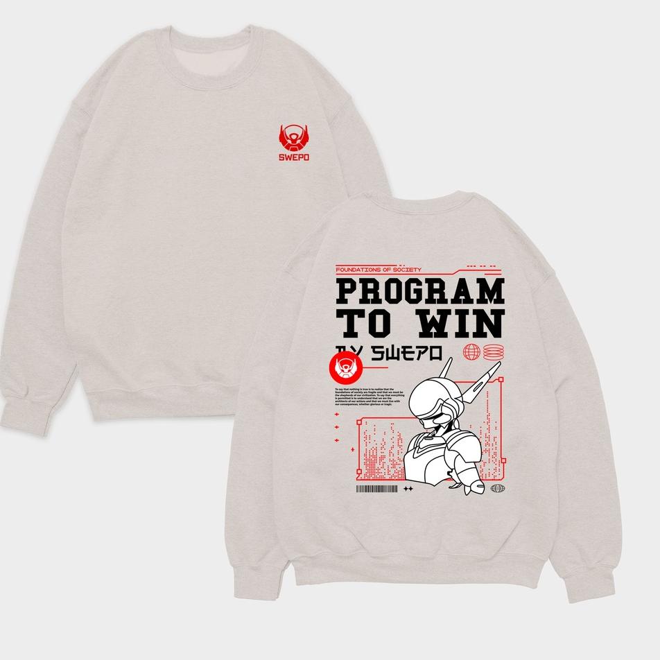 Terlaris.. SWEATERPOLOSID x BTR — Basic Sweater Bigetron PTW Size M-XXL