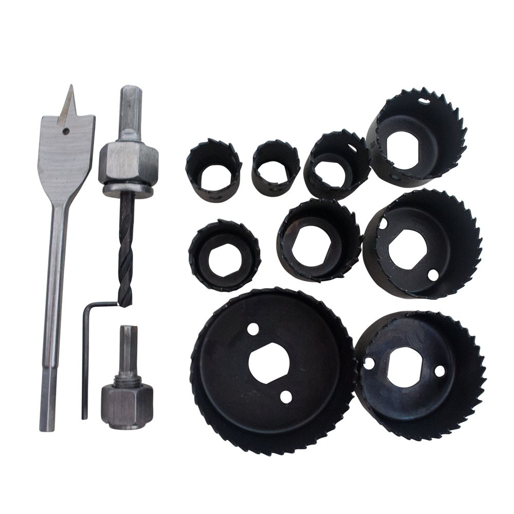 ORANGE HOLE SAW SET 13 PCS HOLESAW KIT MATABOR DIY HOBBY WOODWORKING