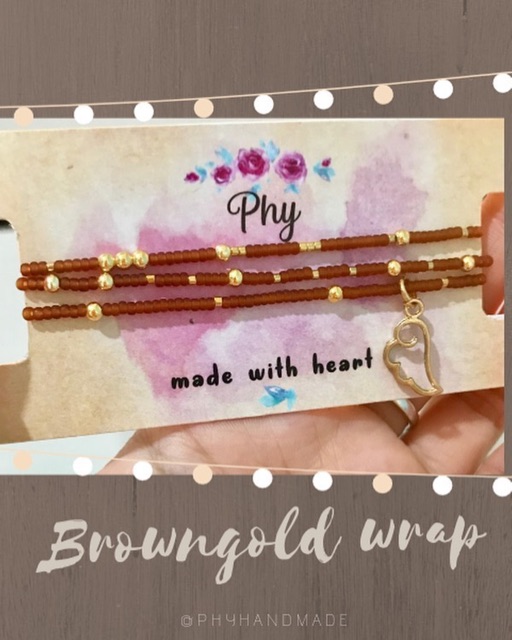

Browngold wrap