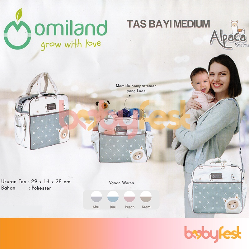 Omiland Tas Bayi Medium Alpaca Series OB 29201-4