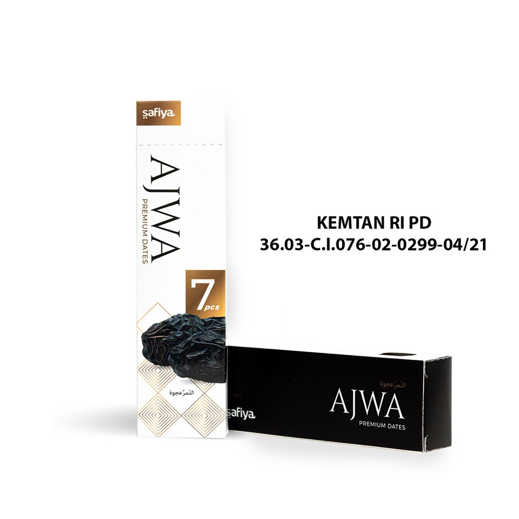 Kurma Ajwa 7 butir premium | Kurma Nabi 100% Original