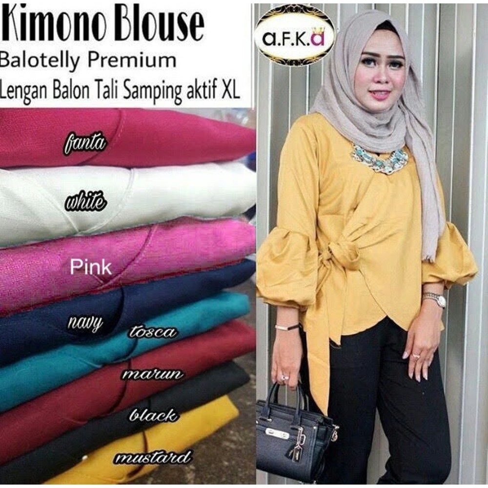 Baju  Atasan wanita KIMONO BLOUSE