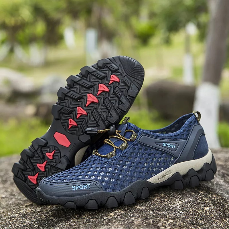 Sepatu Gunung Pria Hiking Advanture Spatu Sneakers Outdoor GS33