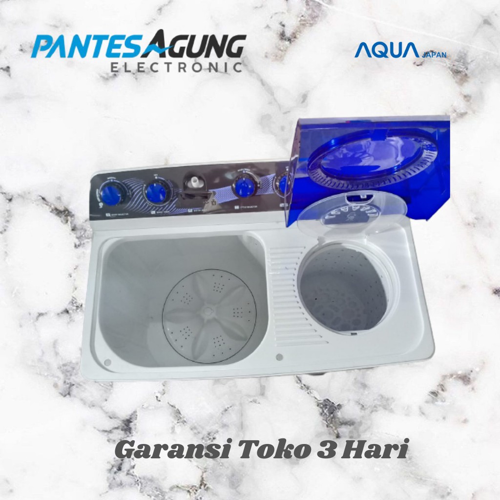 AQUA QW-1250T / QW1260XT MESIN CUCI 2 TABUNG 12 KG (NEW)( Khusus Bandung)