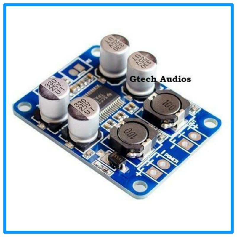 Kit Driver Power Amplifier Class D Tpa3118 1×60watt Mono 4,5-24volt Cocok Buat Sound Miniatur, Mobil