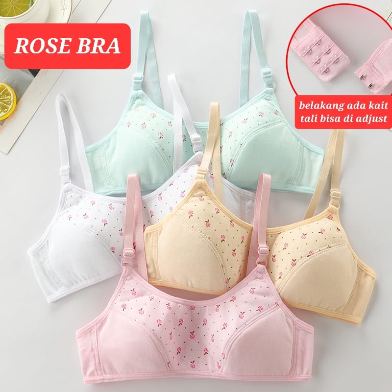 ROSE BRA PAKAIAN DALAM ANAK SD SMP REMAJA SPORT BH KATUN ADEM IMPOR NOT SOREX