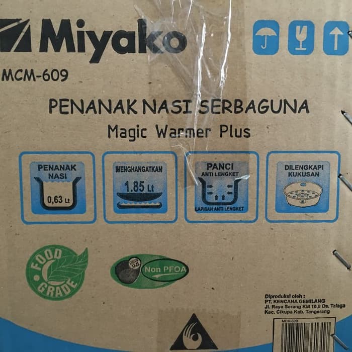 Rice Cooker Kecil Miyao MCM609 Memasak Mengukus Meghangatkan