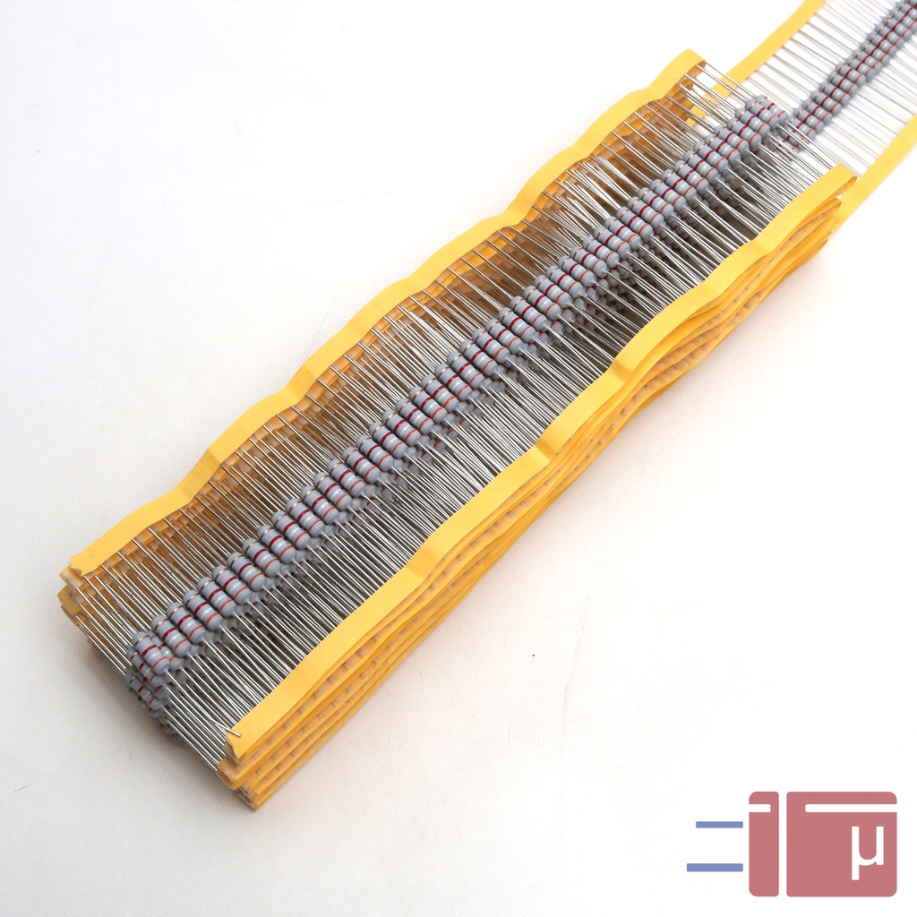 x10 Resistor 3K9 3.9K 1W Metal Oxide 5% Taiwan Kaki Tembaga