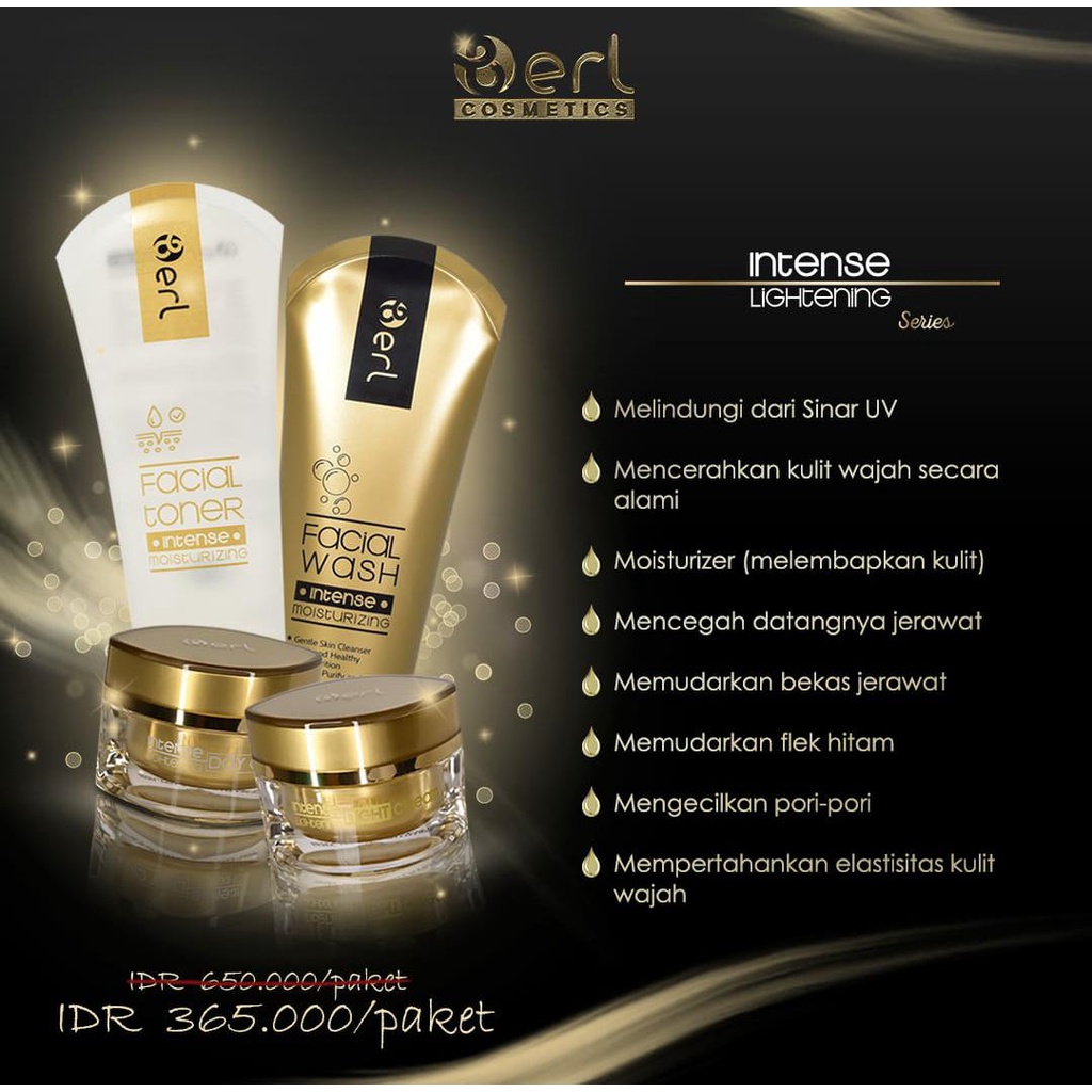 B ERL Paket 2in1 [Lightening Series + Lips Matte] Original