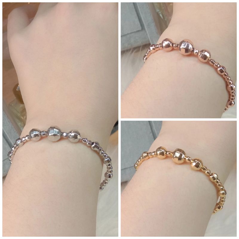 Gelang Titanium Wanita Antikarat, Gelang Bola, Gelang Wanita, Perhiasan Gelang, Dijamin REAL PIC dan HIGH QUALITY