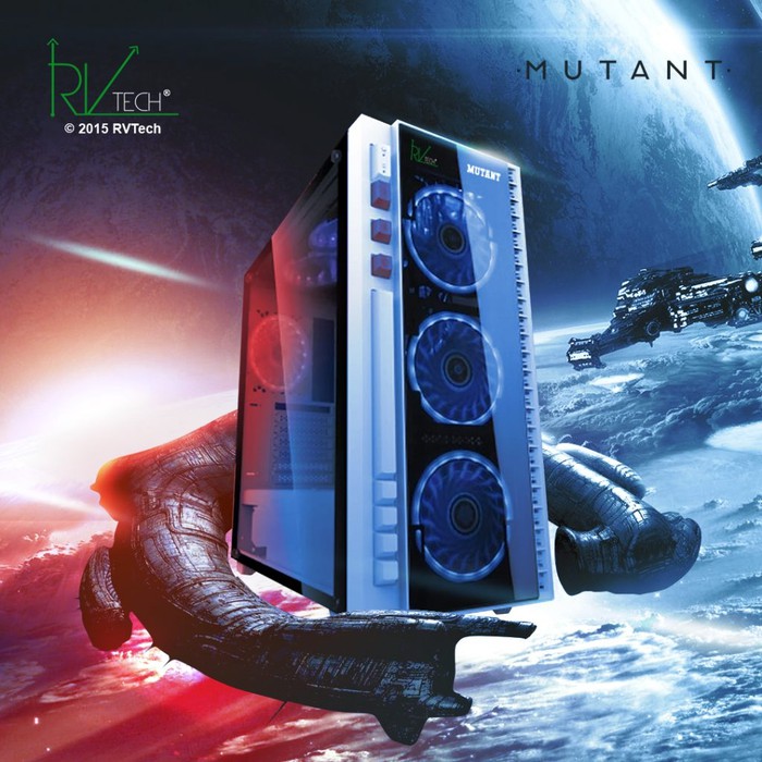 CASING PC RVTECH MUTANT WHITE