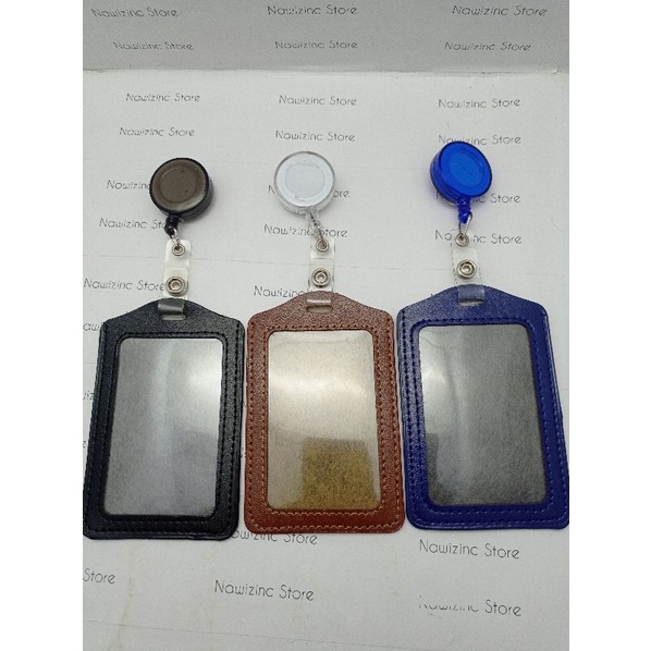 

GANTUNGAN ID CARD YOYO TRANSPARAN PLUS TEMPAT ID KULIT SINTETIS