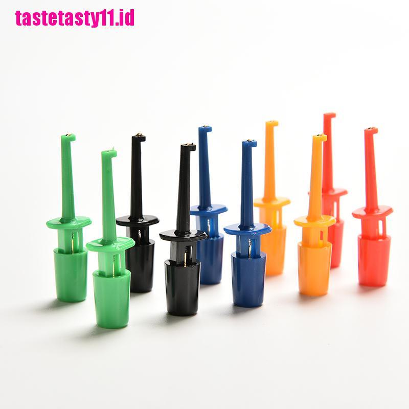 10 Pcs Klip Kait Uji Probe Mini Multi Warna SMD